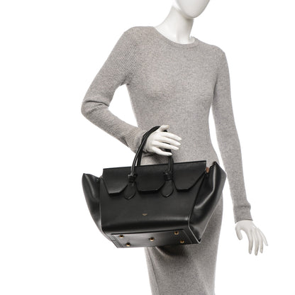 Celine Smooth Calfskin Small Tie Knot Tote Black 2 of 6