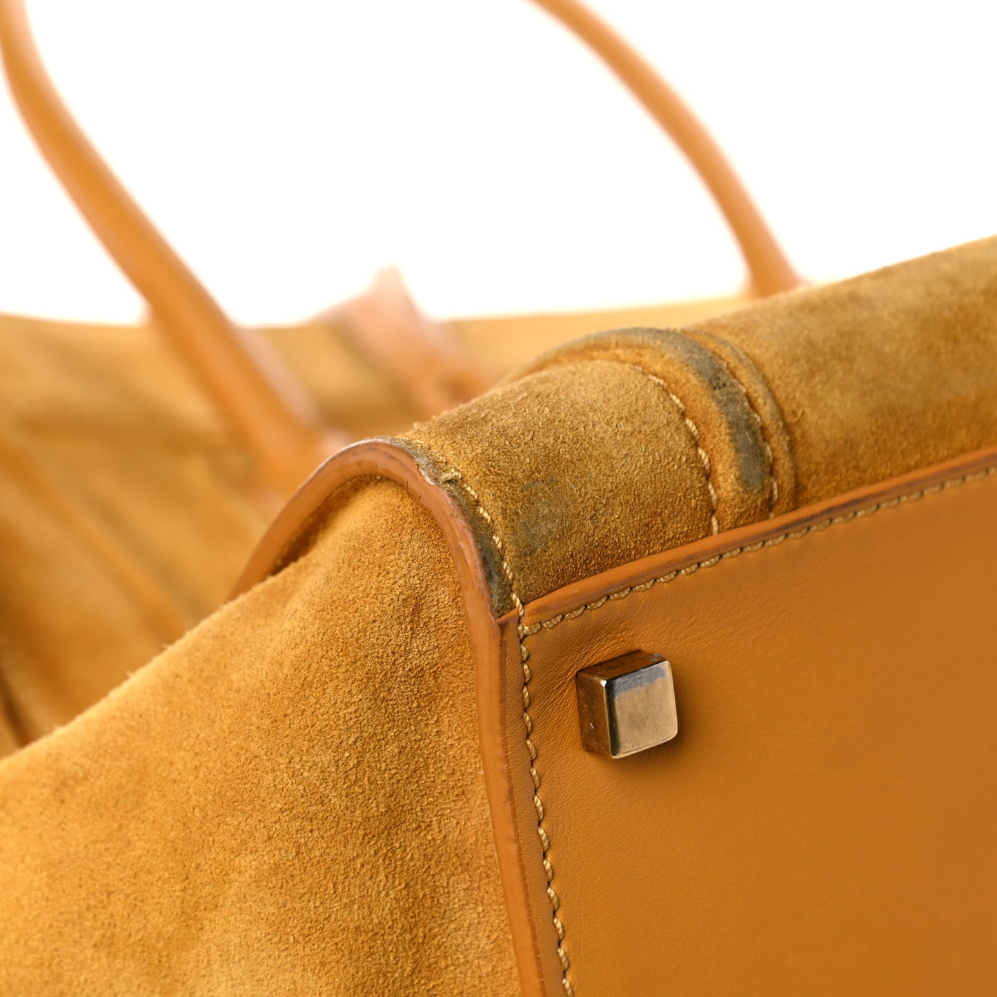 Suede Medium Phantom Luggage Amber