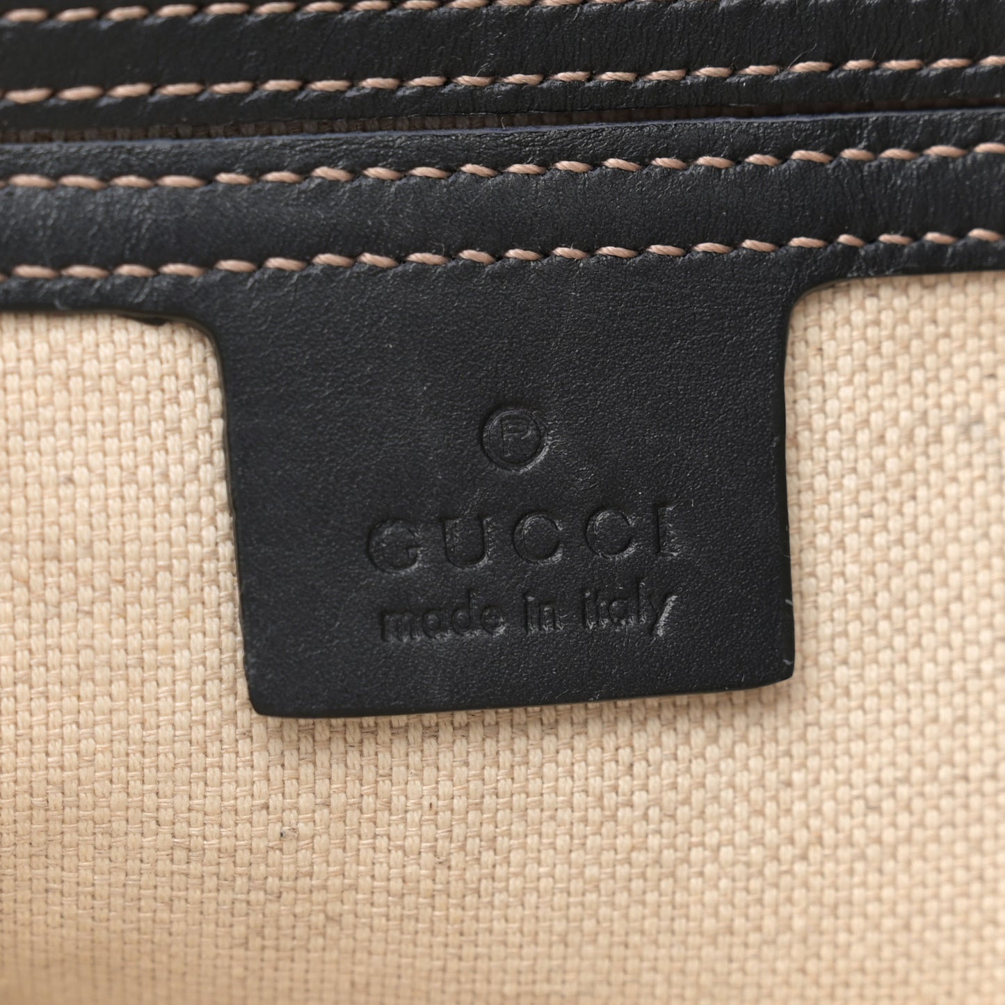 GG Supreme Monogram Small Flat Side Zip Messenger Bag Beige Blue