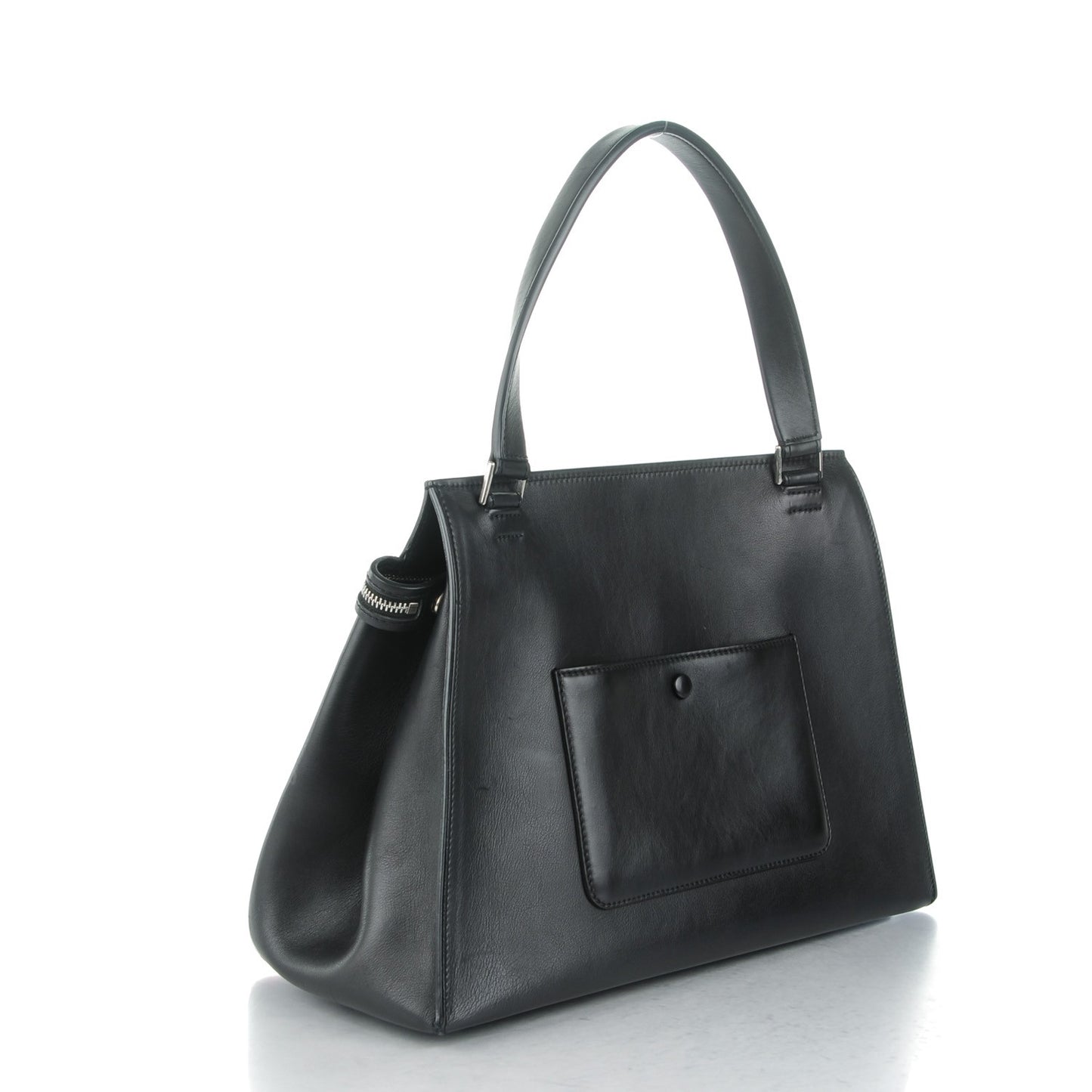 Pony Hair Medium Edge Shoulder Bag Pink