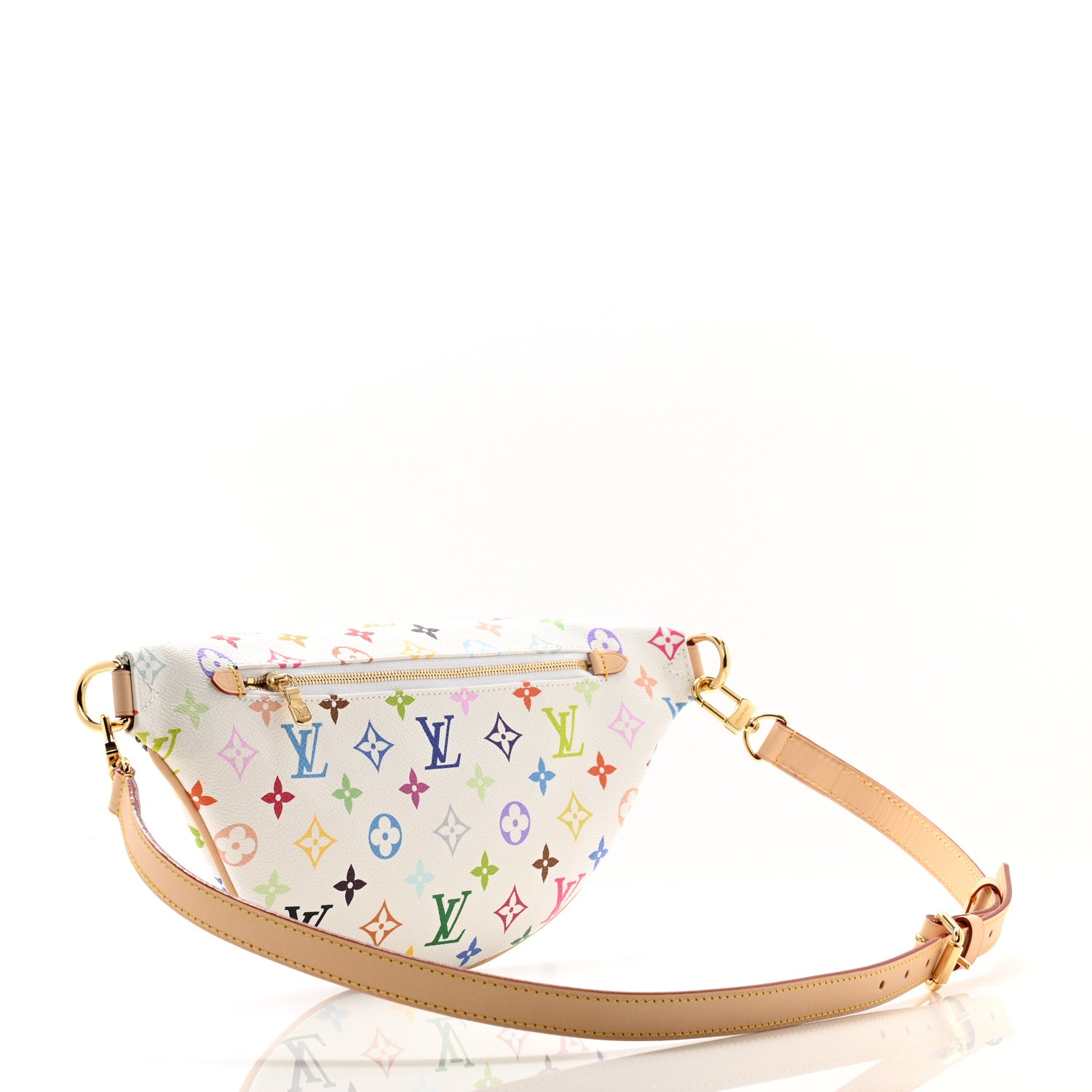Louis Vuitton LV X TM Monogram Multicolor High Rise Bumbag White 3 of 9