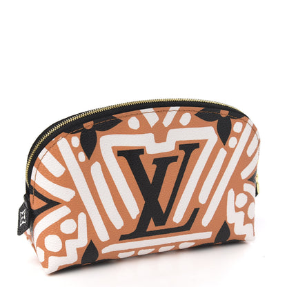 Louis Vuitton Monogram Giant Crafty Cosmetic Pouch Crème Caramel 2 of 6