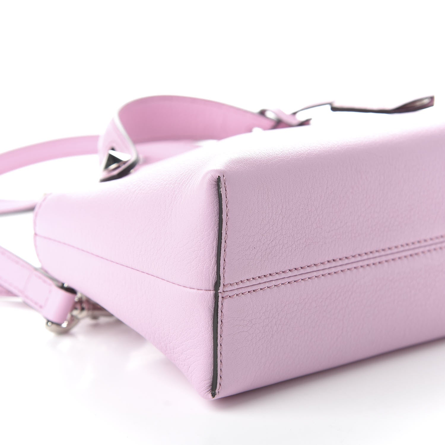 Fendi Vitello Dolce Crystal Croc Tail Mini By The Way Boston Bag Lavanda 6 of 11