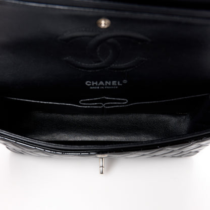 Chanel Patent Quilted Medium Double Flap Black 5 of 12