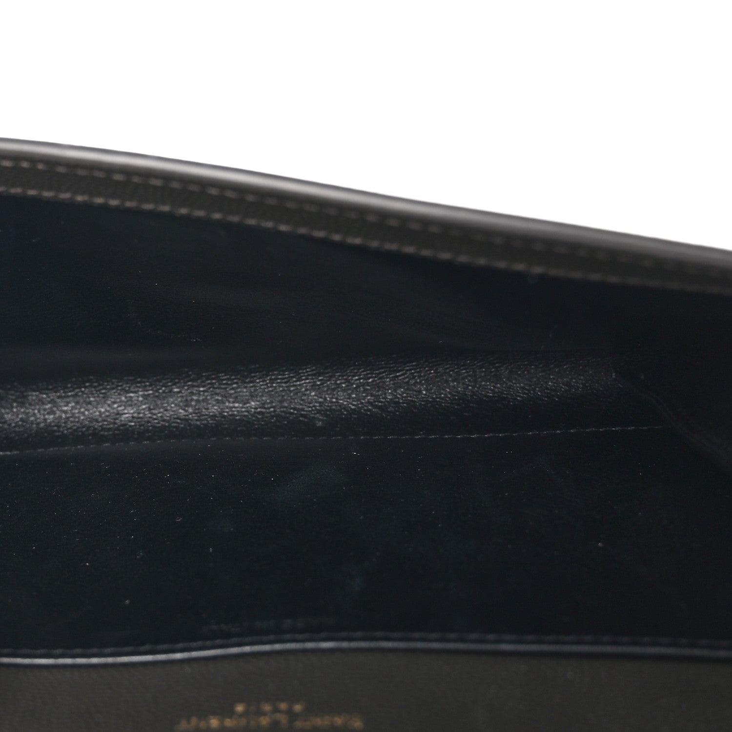 Saint Laurent Grain De Poudre Uptown Chain Wallet Pebble 5 of 11