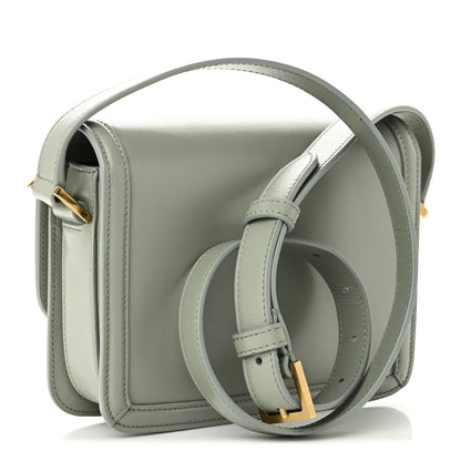 Saint Laurent Smooth Calfskin Small Solferino Satchel Acqua 3 of 9