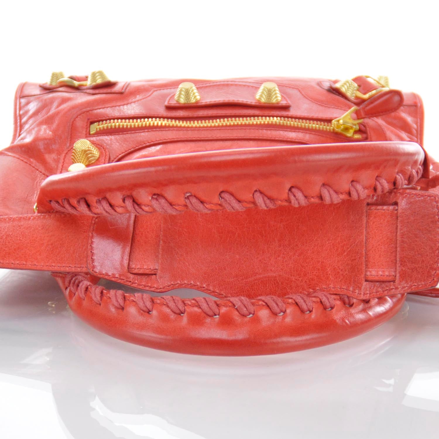 Balenciaga Agneau Giant 21 Gold Hardware CIty Vermillion 5 of 9