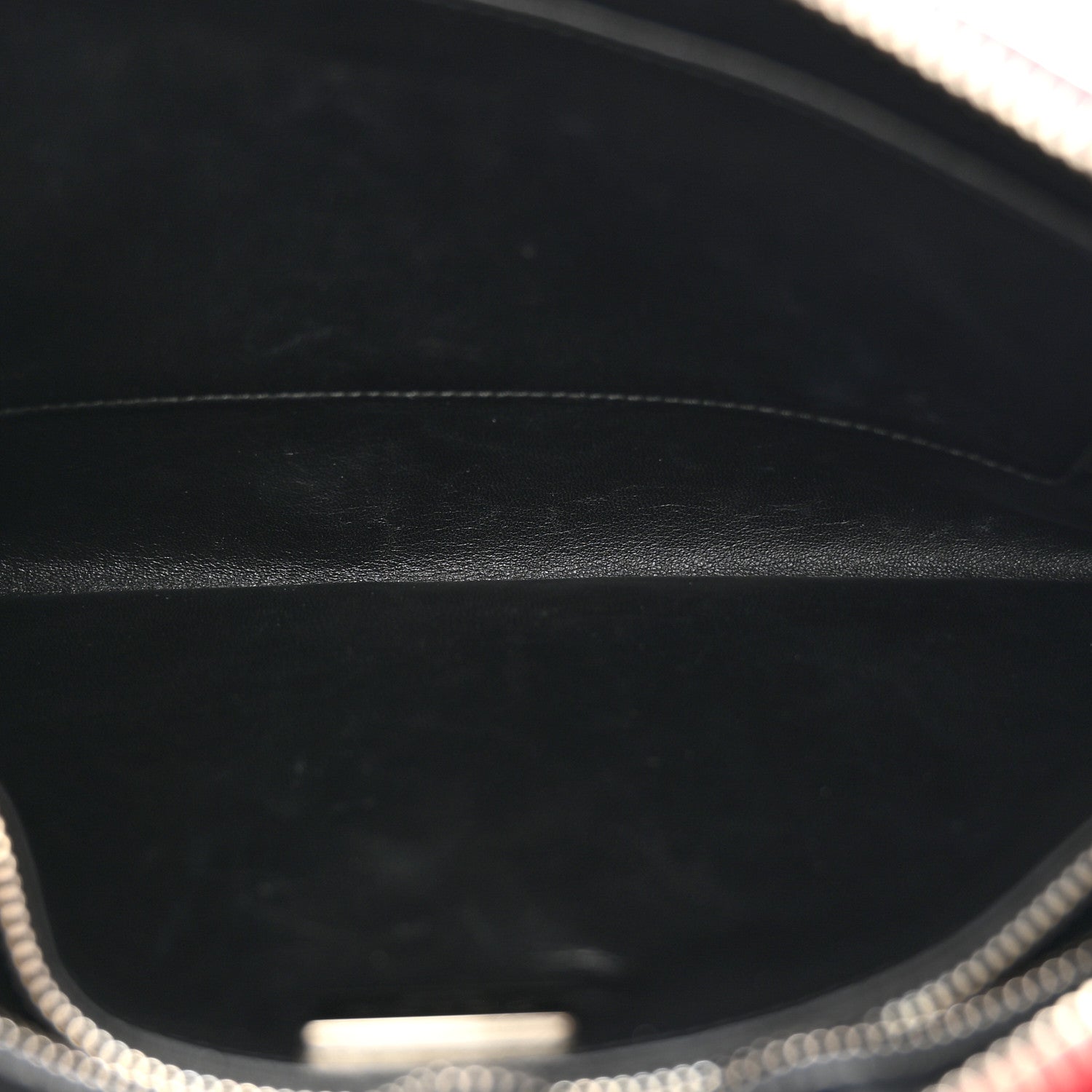 Prada Saffiano Butterfly Print Clutch Rosso Multicolor 5 of 10