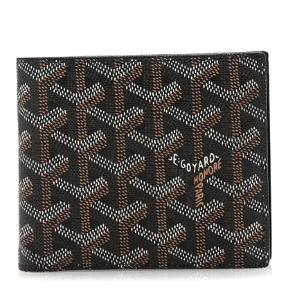 Goyard Goyardine Saint Florentin Bi-Fold Wallet Black Yellow 1 of 10