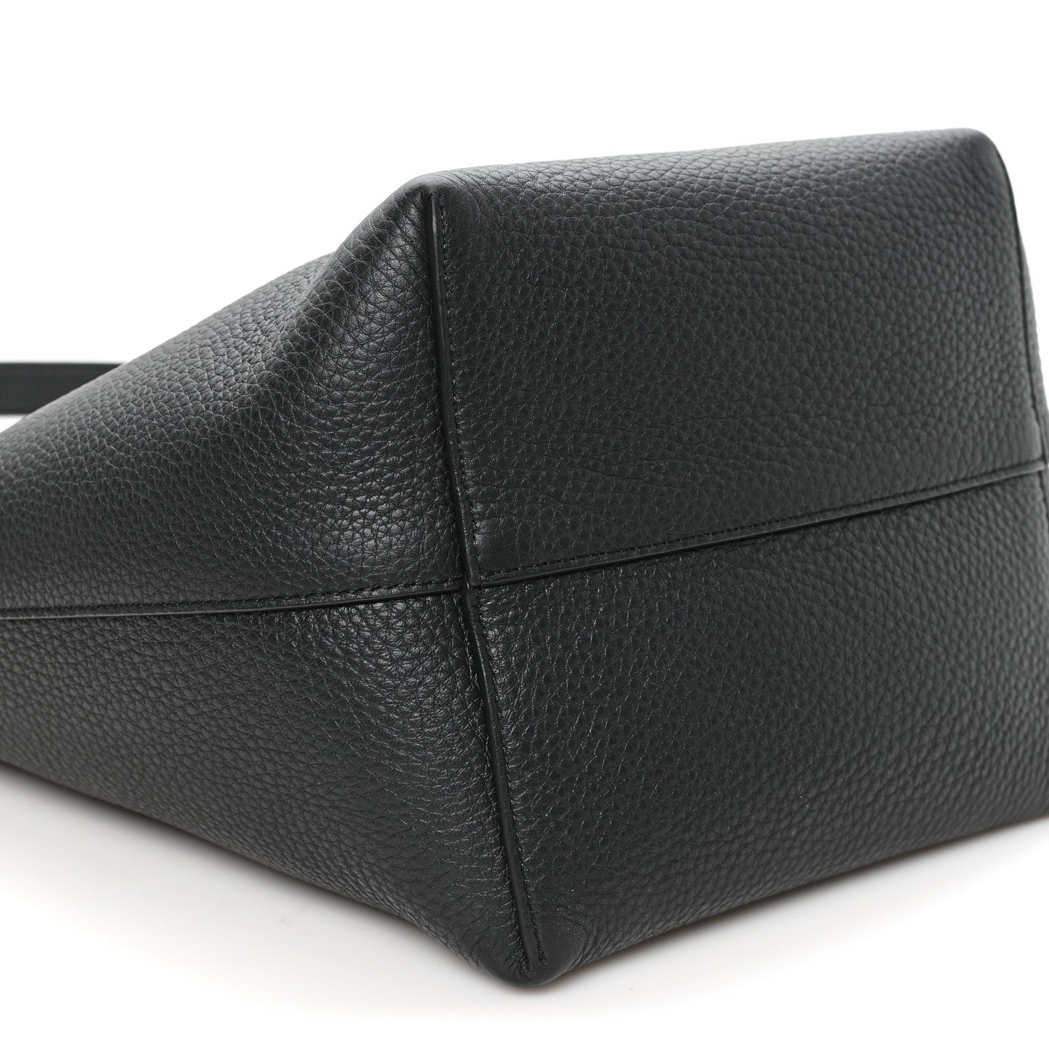 The Row Grained Calfskin Medium N/S Park Tote Black 8 of 9