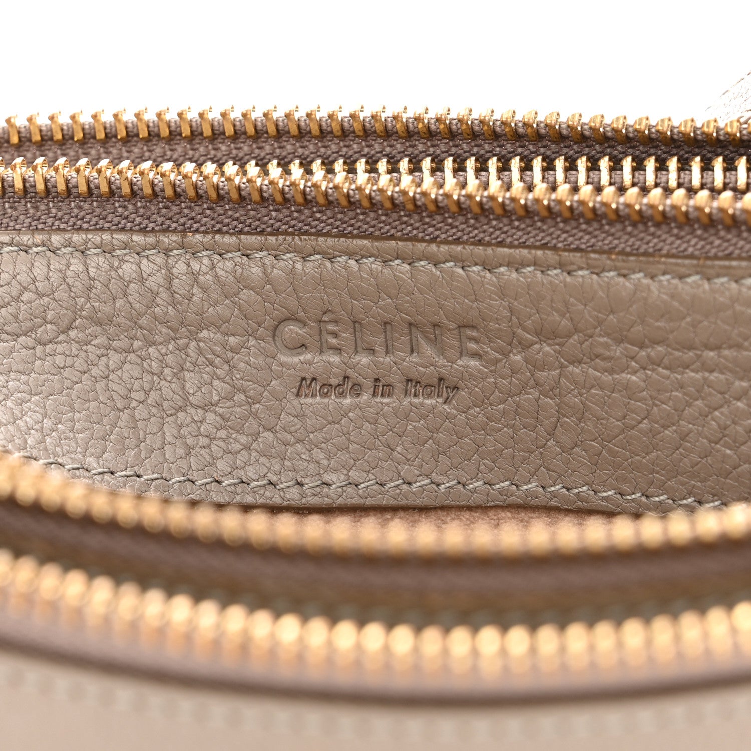 Celine Lambskin Large Trio Crossbody Bag Beige 8 of 11