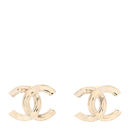 Chanel Metal CC Earrings Gold 1 of 5