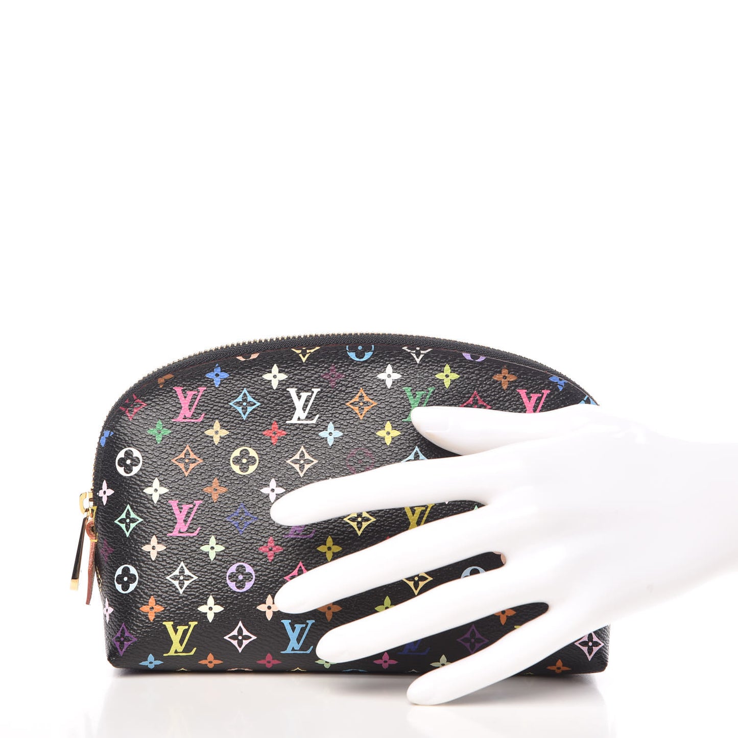 Monogram Multicolor Cosmetic Pouch Black Grenade