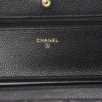 Chanel Caviar Quilted Wallet On Chain WOC Black 8 of 11