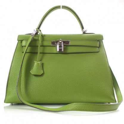 Hermes Togo Kelly 32 Vert Anis 1 of 13