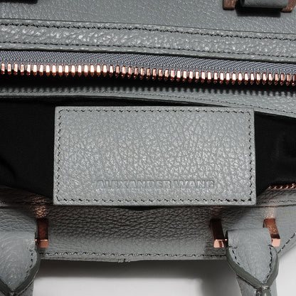 Alexander Wang Pebbled Calfskin Small Emile Mercury With Rose Gold Hardware 5 of 7