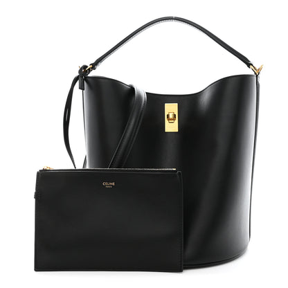 Celine Smooth Calfskin Bucket 16 Bag Black 1 of 11