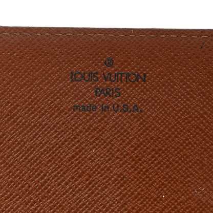 Louis Vuitton Monogram Simple Checkbook Holder Wallet Cover 6 of 11