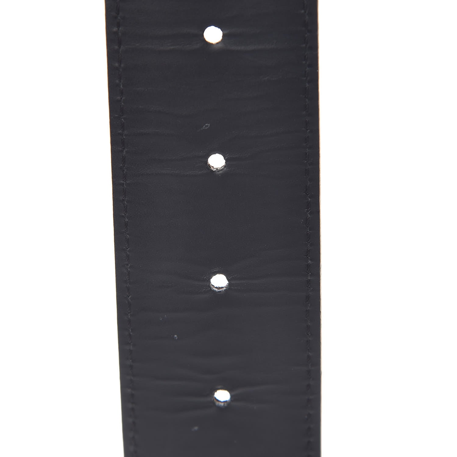 Louis Vuitton Calfskin Monogram 40mm LV Initiales Reversible Belt 85 34 Black 6 of 10