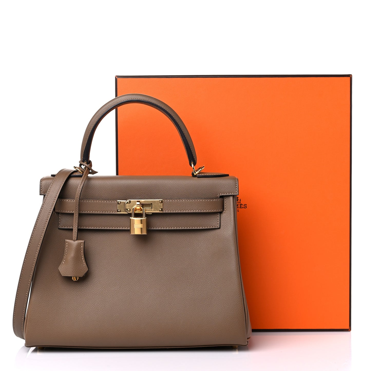 Evercolor Kelly Retourne 28 Beige De Weimar