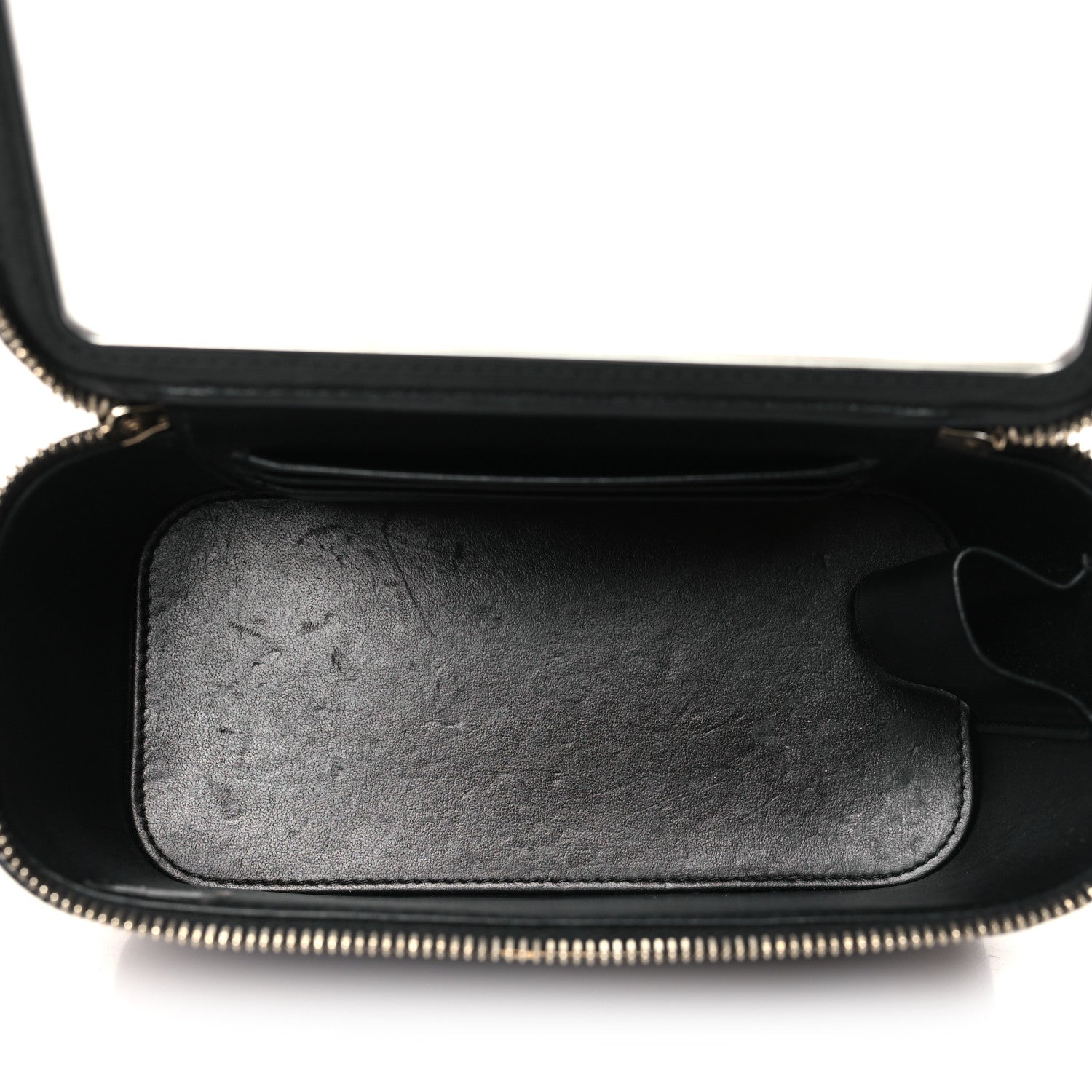 Chanel Shiny Caviar Quilted Pick Me Up Vanity Case Black 5 of 10