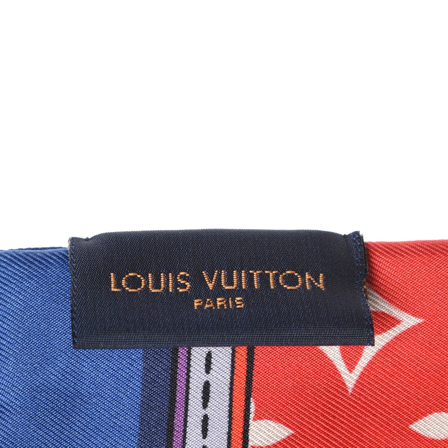 Silk Monogram Superstition Bandeau Black