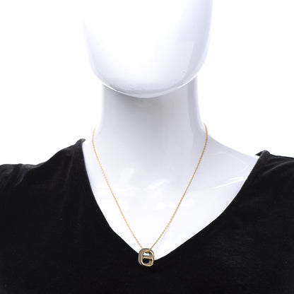 Hermes Swift O'Maillon Pendant Necklace Etoupe 2 of 8