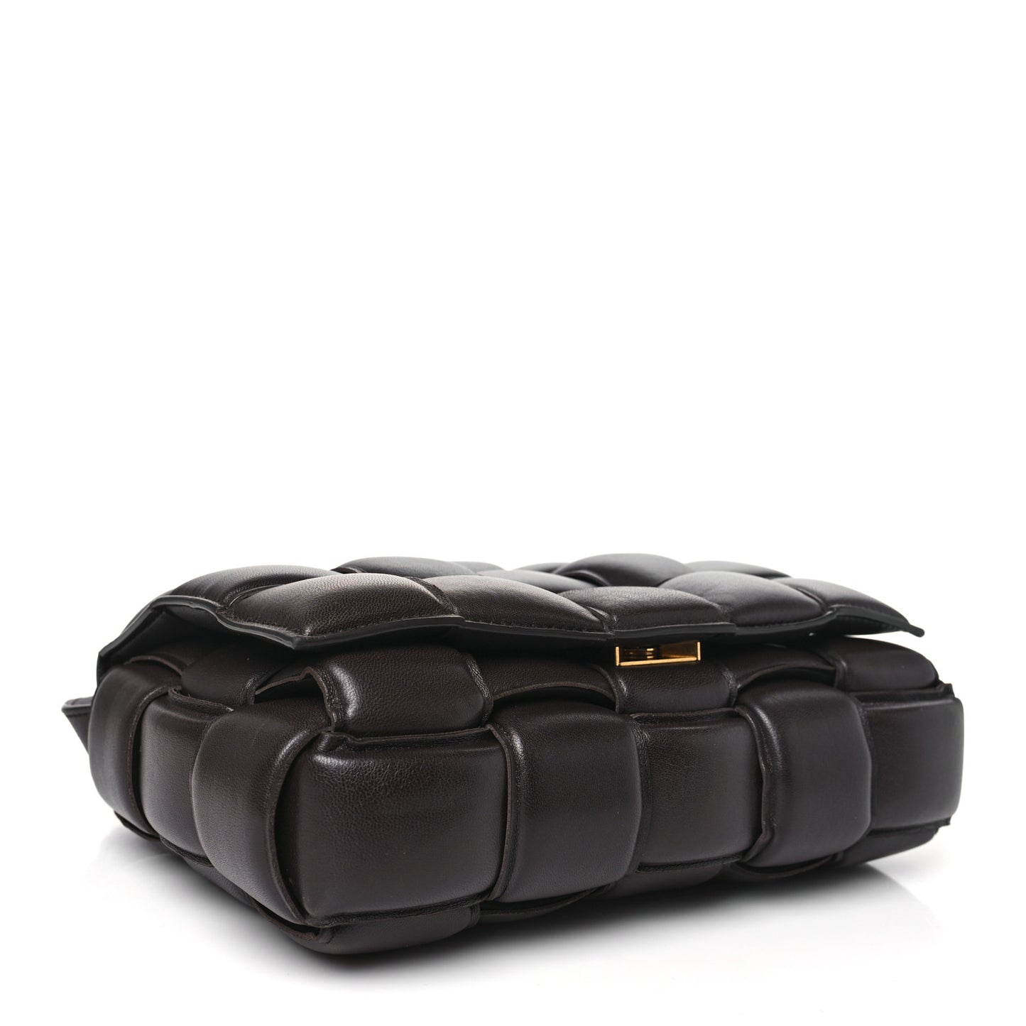 Nappa Maxi Intreccio Padded Cassette Crossbody Bag Fondant