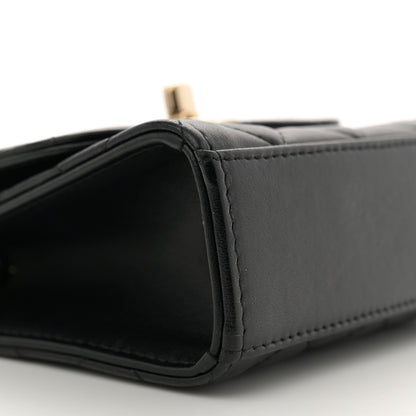 Chanel Lambskin Quilted Mini Trendy CC Chain Wallet Black 9 of 11