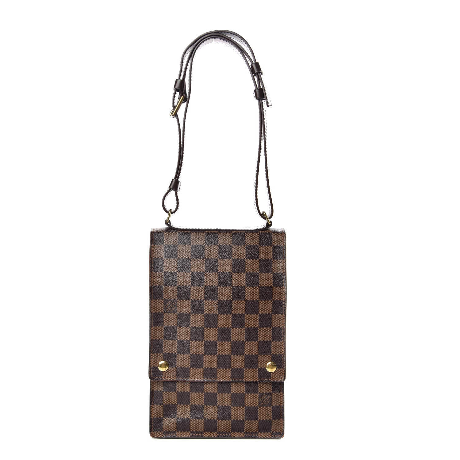 Louis Vuitton Damier Ebene Portobello Travel Shoulder Bag 1 of 15
