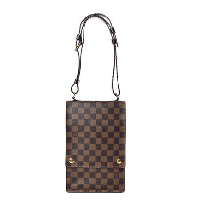 Louis Vuitton Damier Ebene Portobello Travel Shoulder Bag 1 of 15