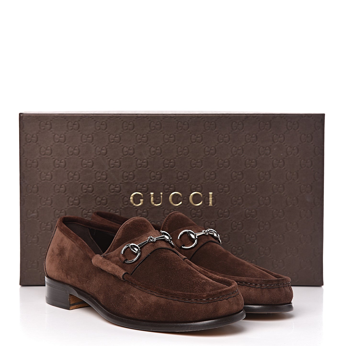 Suede Mens 1953 Horsebit Loafers 8.5 Brown