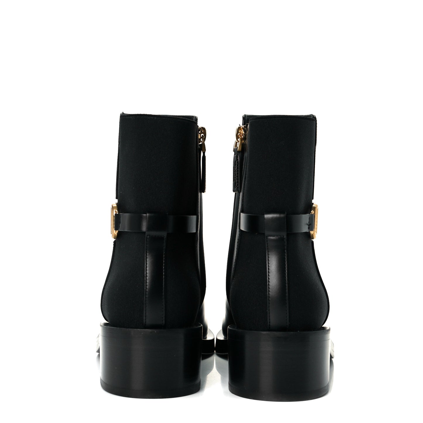 Calfskin VLogo 30mm Ankle Boots 39 Black