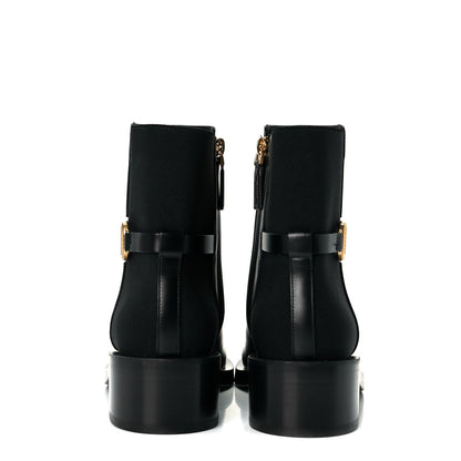 Valentino Garavani Calfskin VLogo 30mm Ankle Boots 39 Black 5 of 7