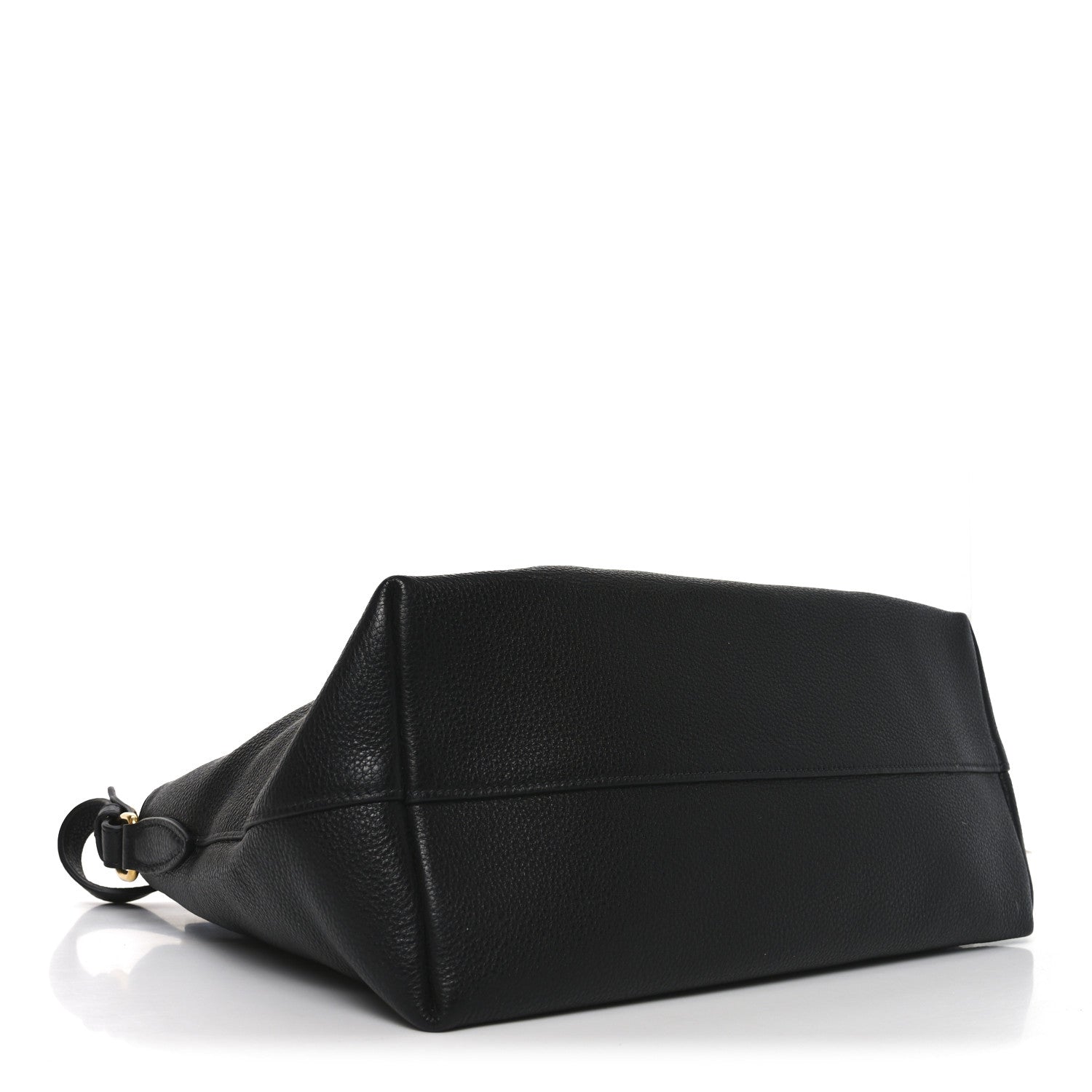 Prada Vitello Daino Tote Black 4 of 9