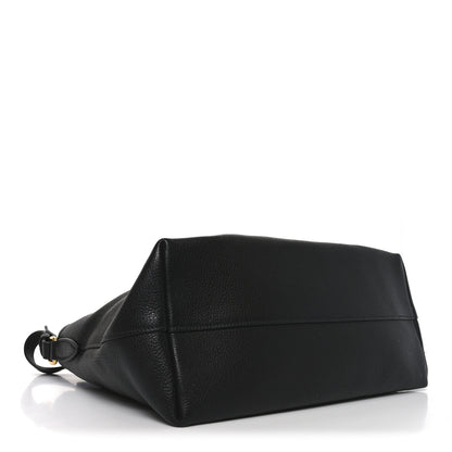 Prada Vitello Daino Tote Black 4 of 9