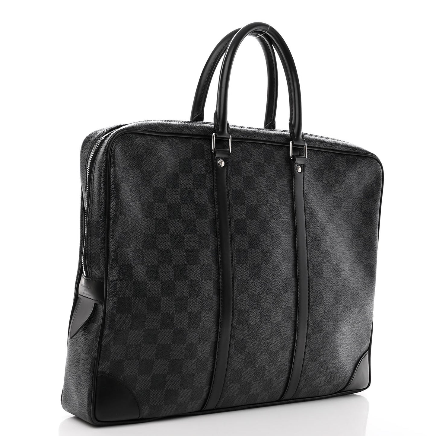 Damier Graphite Porte-Documents Voyage