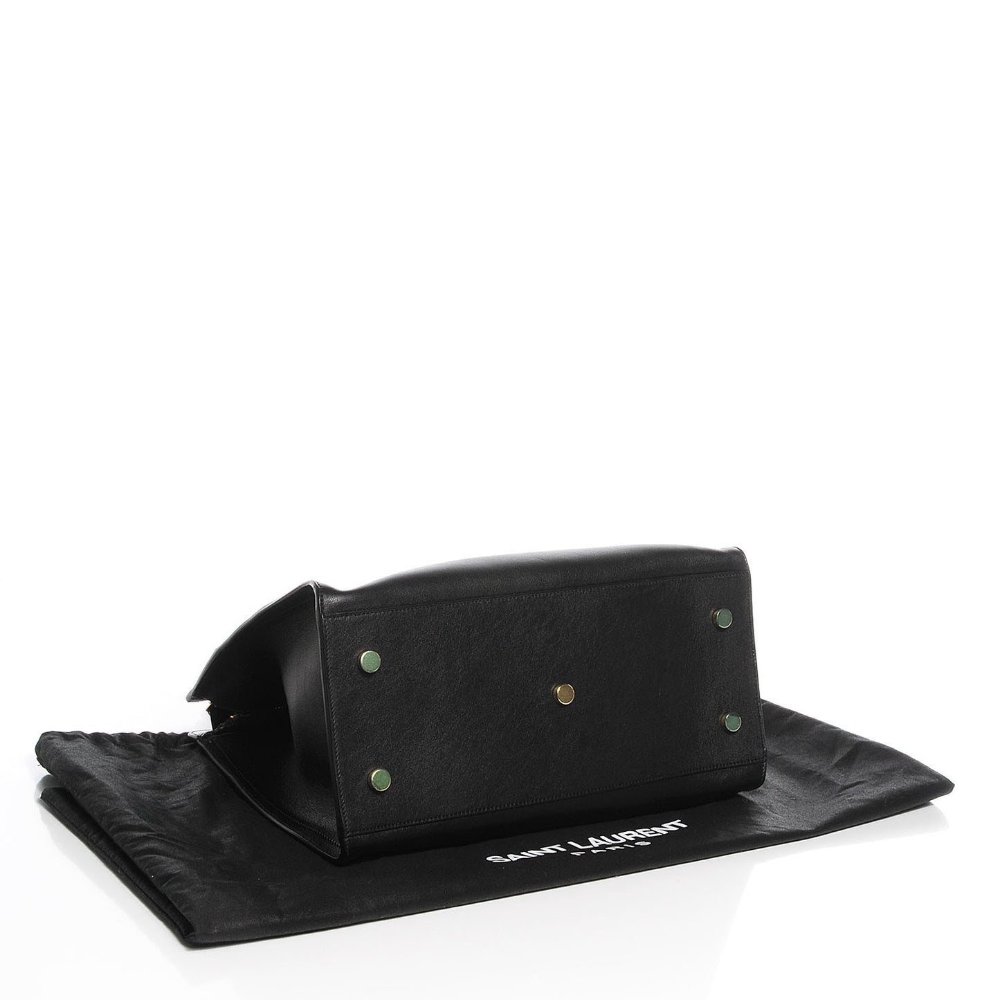 Calfskin Small Monogram Cabas Black