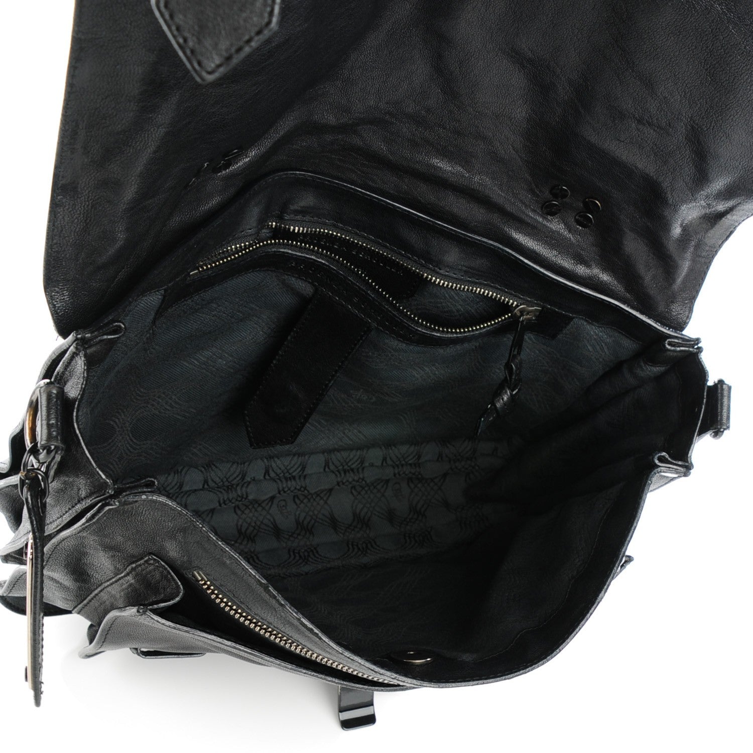 Proenza Schouler Lambskin Medium PS1 Satchel Black 5 of 8