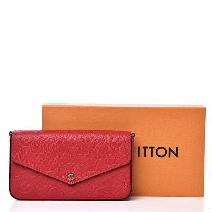 Louis Vuitton Empreinte Pochette Felicie Chain Wallet Cherry 11 of 11
