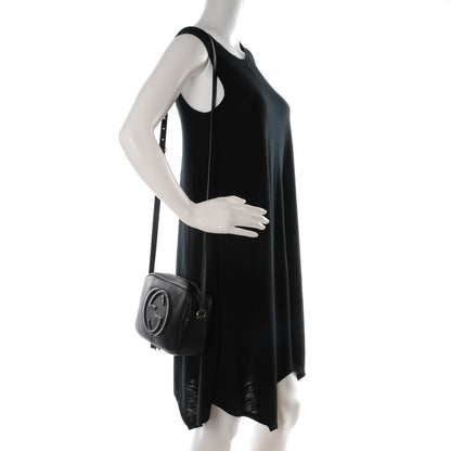 Gucci Pebbled Calfskin Small Soho Disco Bag Black 2 of 7
