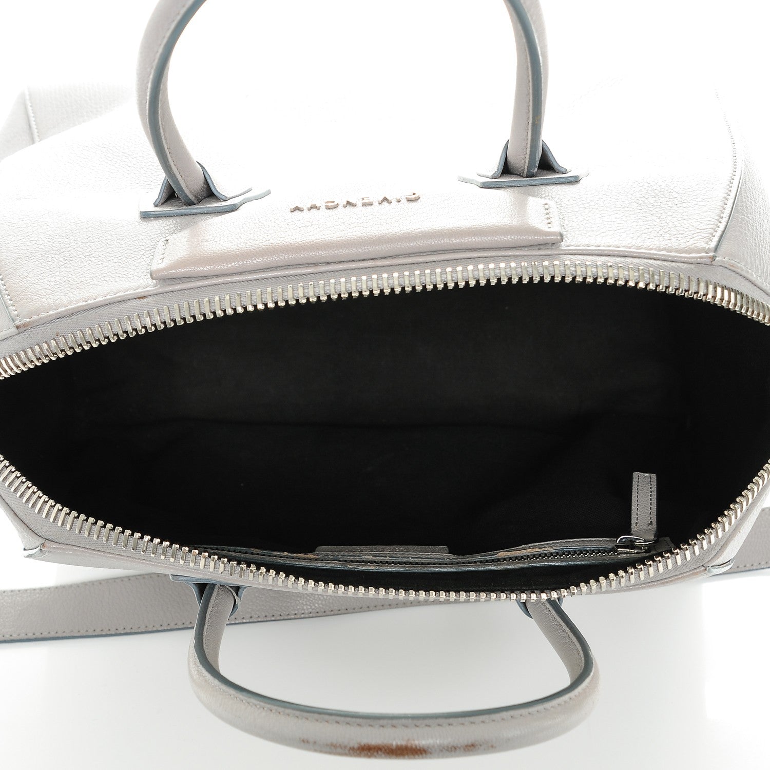 Givenchy Sugar Goatskin Medium Antigona Pearl Grey 5 of 9