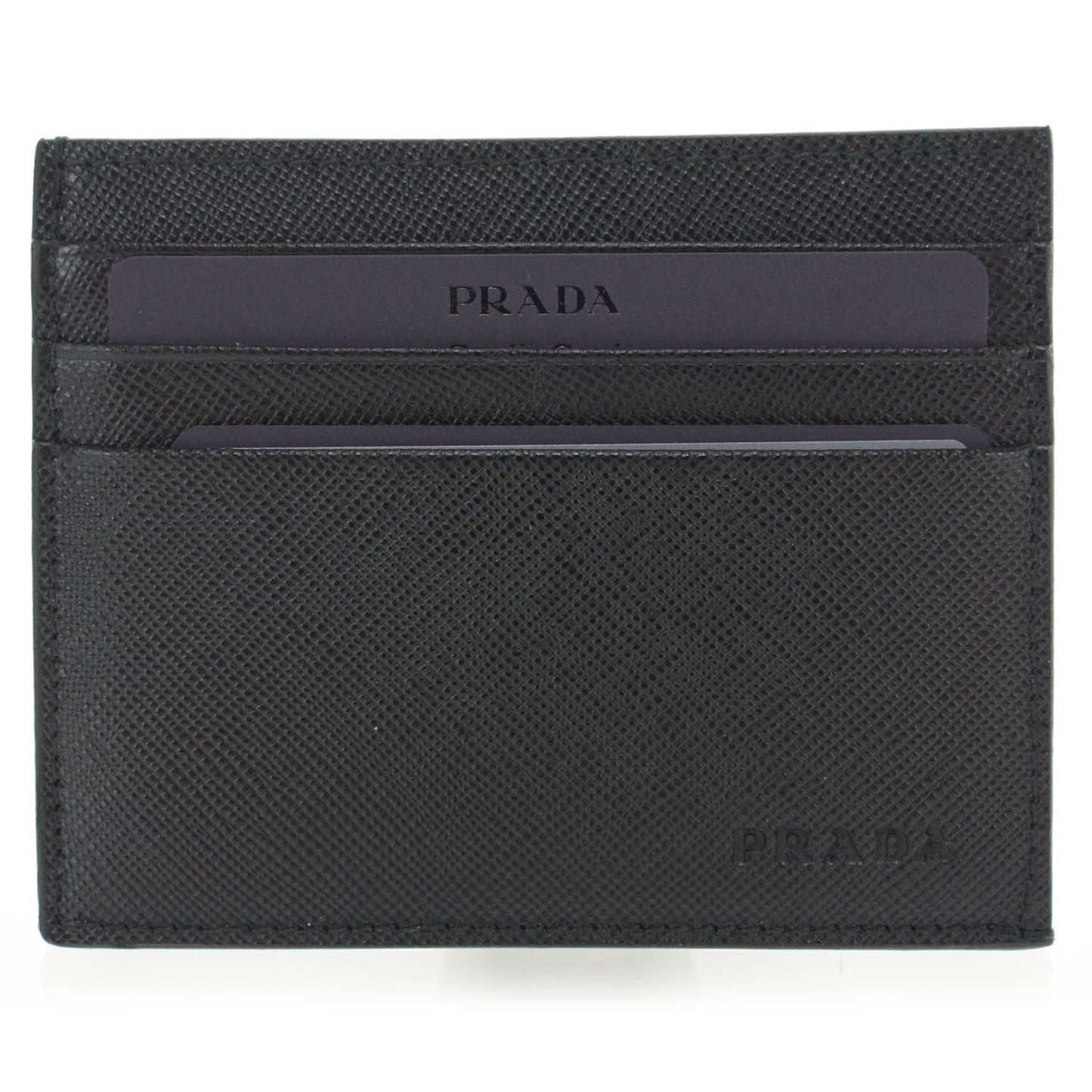 Saffiano Card Case Nero Black