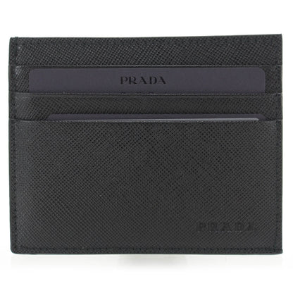 Prada Saffiano Card Case Nero Black 1 of 5