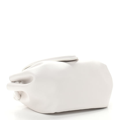 Bottega Veneta Lambskin Small Beak Triangle Flap Shoulder Bag Chalk 4 of 10