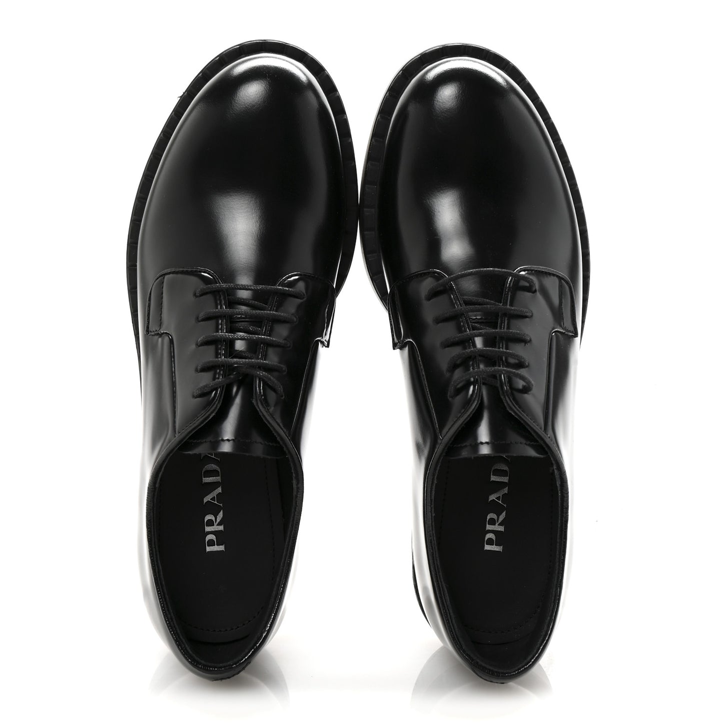 Spazzolato Lace Up 50mm Loafers 39 Black