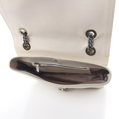 Lanvin Goatskin Happy Edgy Medium Jaune White 5 of 18