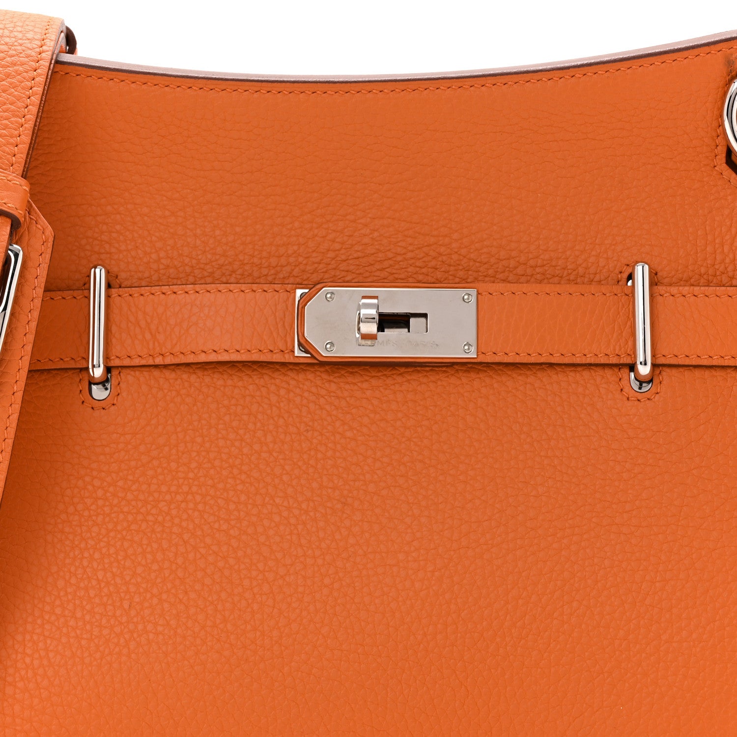 Hermes Taurillon Clemence Jypsiere 31 Orange 14 of 21