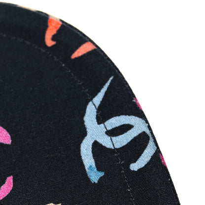Chanel Cotton CC Cap Hat Black Multicolor 10 of 10
