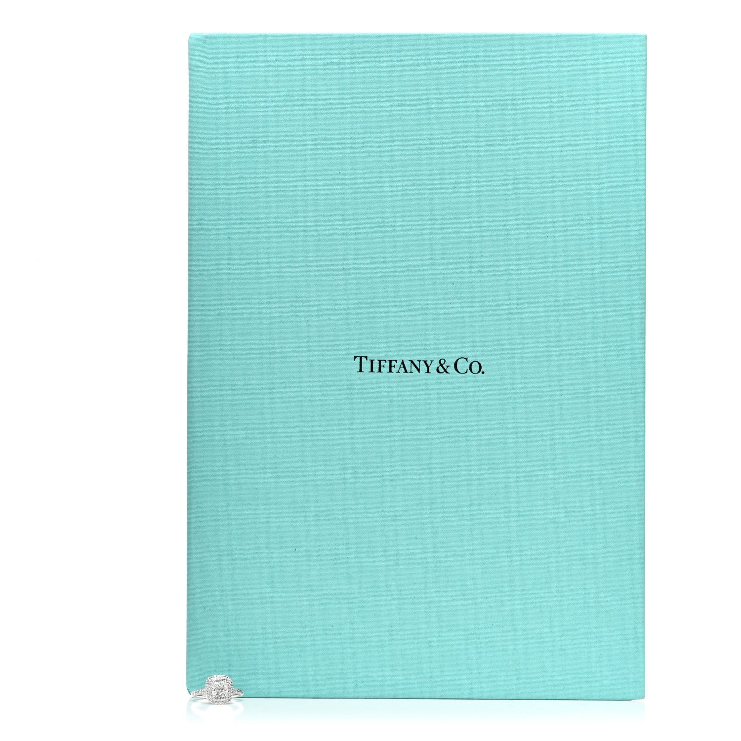 Tiffany Platinum Diamond 1.10ct Soleste Cushion Cut Double Halo Engagement Ring 49 4.75 7 of 7